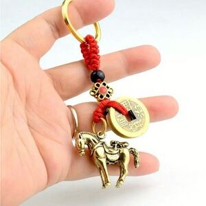 Total 2! 2026 Lunar New Year Horse Keychain for luck, prosperity and more!